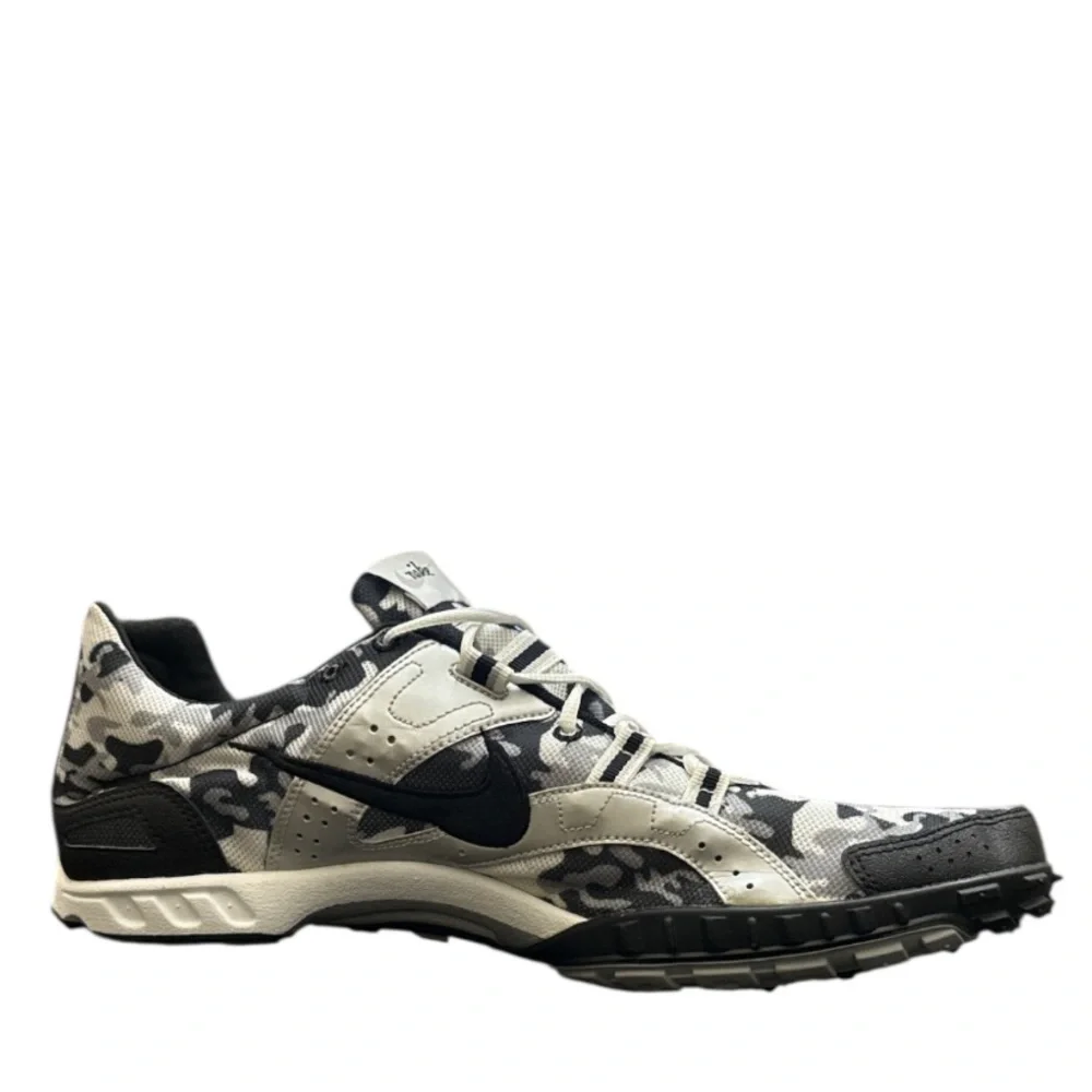 NIKE - WAFFLE XC SPIKE-LESS WHITE BLACK GREY BOWERMAN SERIES SNEAKERS